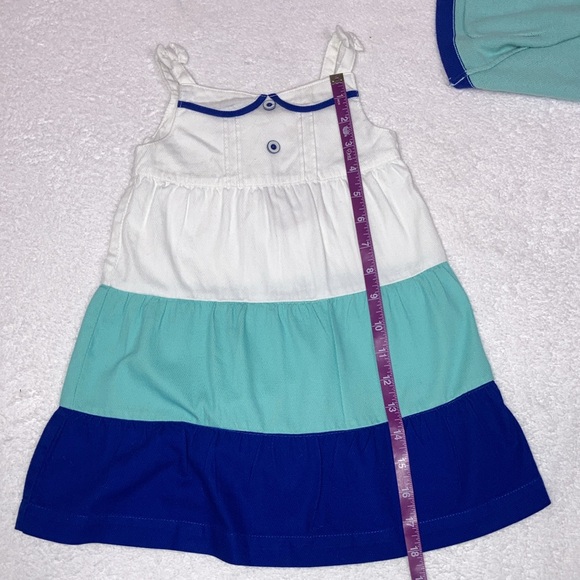 NWT crazy 8 tiered sundress and matching sweater 18/24m - Picture 2 of 12
